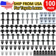 100x For Toyota Lexus Car Engine Undertray Cover Clip Bottom Shield Guard Screws