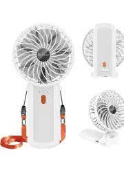 Foldable Handheld Fan White Brand New