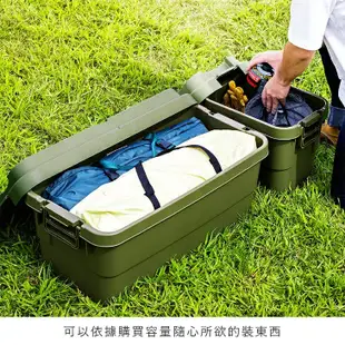 【日本 RISU】TRUNK CARGO 二代可堆疊多功能耐重收納箱50L (6.6折)