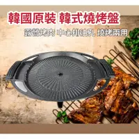 在飛比找蝦皮購物優惠-大象生活館 韓國原裝進口 兩用不沾鍋烤盤 橢圓盤 PA-08