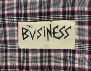 The Business Logo DIY Patch- Punk Crust Black Flag Off Leftover Crack Oi