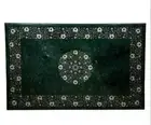 3'x2' green Marble table Top coffee center inlay malachite home decor antique j1