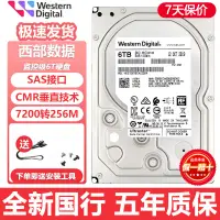 在飛比找露天拍賣優惠-WD/西部數據 HUS726T6TAL5204 6TB企業級