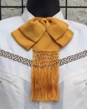 Mexican Charro and Mariachi Gold Adult Bow Tie .Moño Charro/Mariachi
