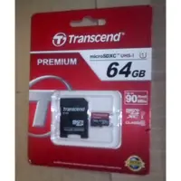 在飛比找蝦皮購物優惠-Transcend 創見 64G microSDXC UHS