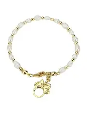 [Couture Kingdom] Disney Minnie Mouse Fashion Pearl Bracelet 19cm in Gold