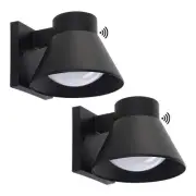 2 Pack LED Outdoor Wall Light Fixtures, Dusk to Dawn Outdoor Wall Lantern, Ex...