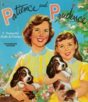 VINTAGE UNCUT 1957 PATIENCE & PRUDENCE PAPER DOLLS~#1 TOP REPRODUCTION~#1 SELLER