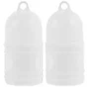 2 Pcs Drinking Fountain Bird Waterers for Wild Birds Hanging Dispenser Cage