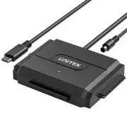 IDE/SATA to USB C 3.0 Adapter, Universal IDE Hard Drive Little Triangle pro C...