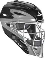 All-Star S7 Helmet MVP2500 , Adult Size 7-7 1/2, Baseball, Black/Graphite