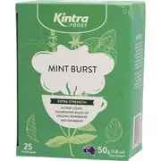 Kintra Foods Herbal Tea Bags Mint Burst 25 Pack