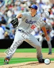 Clayton Kershaw 2009 Pitching Action Sports Photo