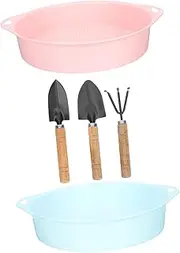 1 Set Gardening Screen Set Tools Garden Shovel Sieve Mini Garden Soil Rake Soil Sifter for Gardening Planting Gardening Tool Small Rake for Gardening Garden Supplies Iron