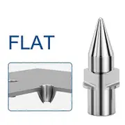XCAN Thermal Friction Hot Melt Short Drill Bit Solid Carbide Hole Making Tool M3 M4 M5 M6 M8 M10 Met M6(D5.3) Flat Form