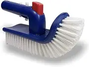Pool Brush with Adjustable Handle for Pool Steps, Pool Corners, Spas, Hot Tubs, Bathrooms, Floors, Kitchen – Sturdy Nylon Bristles