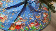 North Pole tree skirt 52 inches, reversible