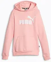 [PUMA] Women's Essential Logo Fleece Hoodie, Whisp of Pink