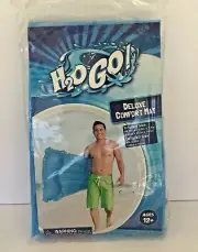 H2O GO! Deluxe Comfort Inflatable Pool Mat BLUE Float Pool Beach New Sealed