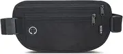 [Cumnvulnt] Passport Holder Money Belt Waist Belt with RFID Blocking Technology Passport Holder Women Men for Trave Document Holder Money Belts for Travel Hidden Men Waist Travel Wallet for Passport Cash Phone,