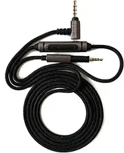 Replacement Audio Cable line 1.5m for Sennheiser Momentum 2 1.0 2.0 3.0 HD 4.40 BT HD4.50 HD4.30i hd 400s 3.5 to 2.5mm Headphones Cable Wire with Mic Control for iPhone iOS Android