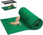 47" X 24" Reptile Carpet Terrarium Liner Bedding Substrate Mat - Green