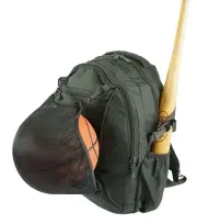 K-Cliffs 19" Sports School Backpack With Detachable Ball Net