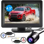 New Wireless Backup Camera Rear View Camera For Car Parking System 4.3" Monitor