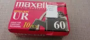 Vintage Maxwell Normal Bias UR 60 Audio Cassette Tape Pack 10