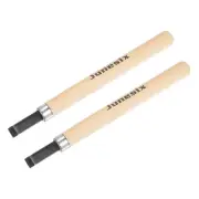 7mm 50# Carbon Steel Big Flat Blade Craft Carving Knife Blackening 2pcs