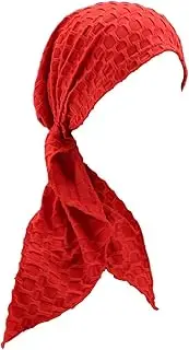 [Generic] Womens Turbans Cap Pre-Tied Hair Cover Wrap Hats Sleep Scarf Headwrap
