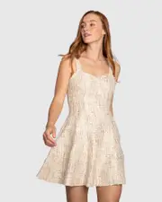 [Belle & Bloom] Die For You Mini Dress - Rose Gold