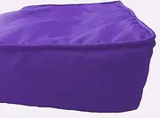 Box Cushion Cover- Square Patio Seat Chair Indoor Cushion Cover Polyester Purple 20" Length x 20" Breadth x 5" Thick (50cm x 50 cm x 12cm)