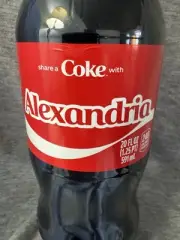 Share a Coke with Alexandria 2025 Personalized Gift Coca~Cola Bottle 20oz