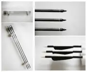 12 X 32" CARBON BLACK ARROWS FOR COMPOUND OR RECURVE BOW TARGET ARCHERY