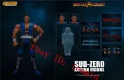 NEW Storm Toys Mortal Combat Blue Ninja SUB-ZERO 1/12 Male 6″ Figures Toys Stock