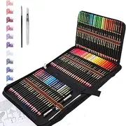 Watercolour Pencils Set, 72 Professional Coloured Pencils, Colored Pencils for Adult and Kids, Art Drawing Colouring Pencils, Perfect for Colouring and Creating Paintings