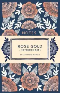 在飛比找博客來優惠-Rose Gold Notebook Set: Two Fo