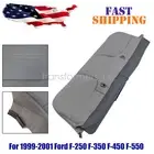 For 1999-2002 Ford F250 F350 F450 F550 XL Work Truck Bottom Bench Set Cover Gray