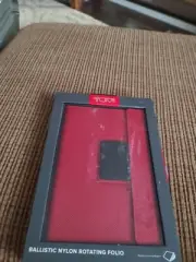 NEW RED Tumi Ballistic Nylon Rotating Folio Case For iPad Mini 4