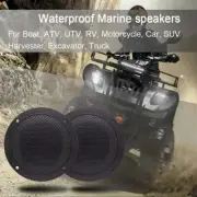 Herdio 2x4" Marine Waterproof Speakers Outdoor Boat Car UTV In Ceiling Speakers