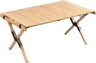 Folding Camping Table Wood - Portable Outdoor Table for Picnic, Camping, Travel,