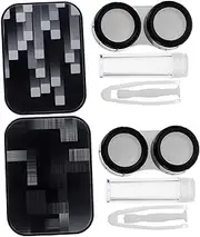 [FOMIYES] 2 Sets Color Travel - Holder Case Pocket Holder Case for - Container Makeup Holder Small Case for Plastic