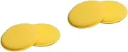 Gatuida 24 Pcs Waxing Sponge Sponges Wax Sponge was Applicator Wax Applicator Wax Pad Car Polish Sponge Yellow