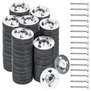 300Pcs Foam Board Fasteners Washers for Installation of Foam Board Panels Foam Board Screws and Was Silver