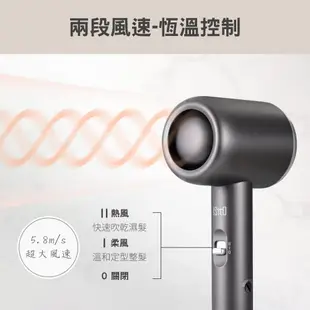 【ISITO】輕巧雙電壓吹風機 旅行 出國 輕便攜帶 110V 220V 附收納袋 320g IS-23E07D