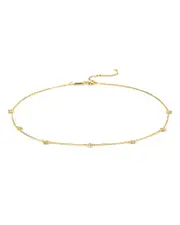 Argento Vivo Pave Star Choker Necklace, 15