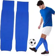 [NULYLU] 2 Pairs Compression Leg Sleeves for Men High Elasticity Soccer Leg Warmers Shin Guard Sleeves Breathable for Sports