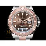 ROLEX 勞力士 YACHT-MASTER 116621 不鏽鋼 巧克力面盤 2017保單 AF537腕錶