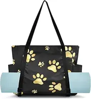 MCHIVER Yoga Bag for Women Men Large Yoga Mat Bag with Adjustable Strap Shoulder Gym Bags for Office Travel Pilates